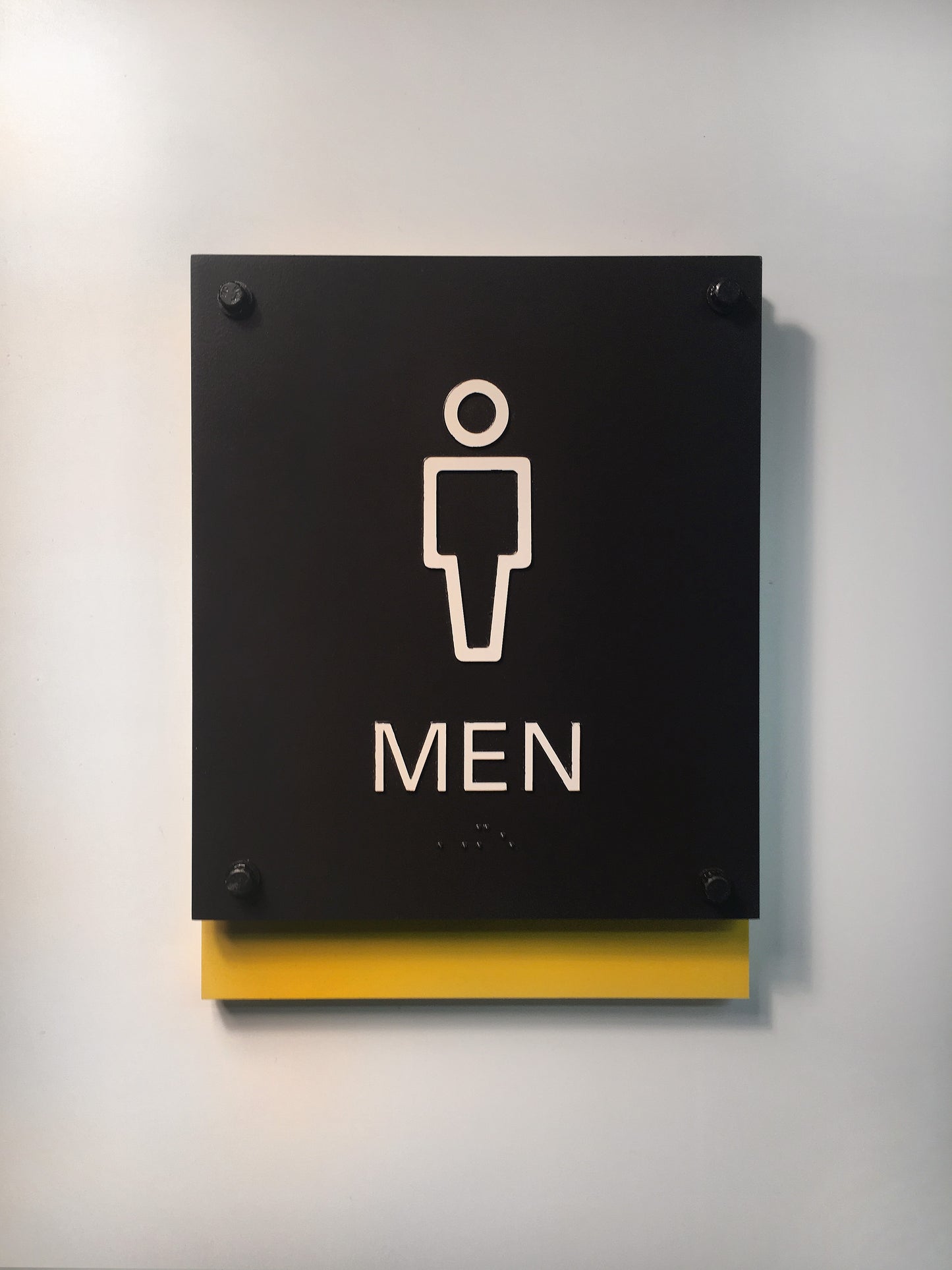 Raised Restroom Placards - ADA Compliant