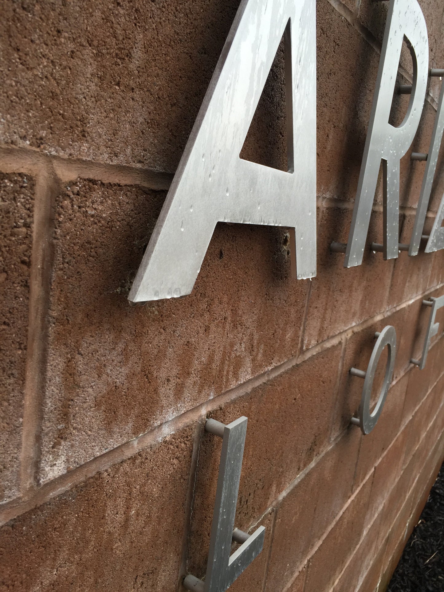 Cut Aluminum Lettering