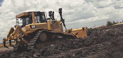 CAT D6T Shoveling Dirt