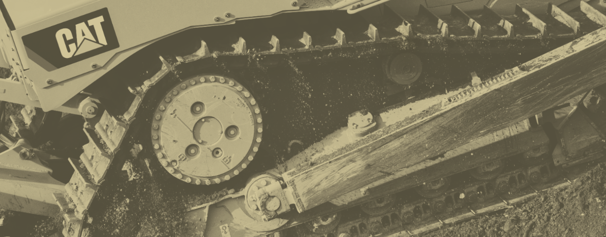 CAT Dozer Undercarriage Mural