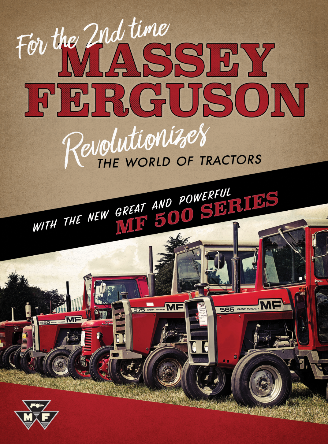 Massey Revolution Metal Sign