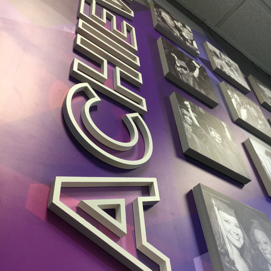 Dimensional PVC Lettering